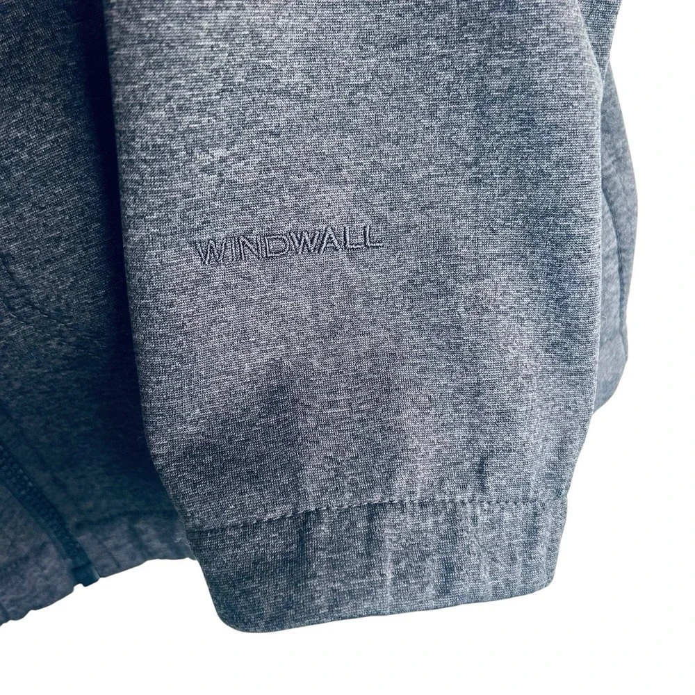 The North Face Apex Canyonwall Jacket Mens Medium Gray WindWall Softshell Zip